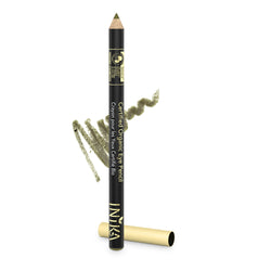 Inika Certified Organic Eyeliner Pencil Gold Khaki NZ
