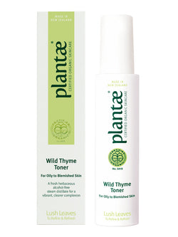 Plantae Certified Organic Skincare Wild Thyme Toner NZ